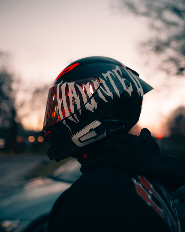 Haunted Helmet Decal